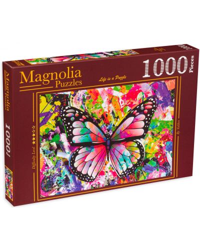 Παζλ Magnolia 1000 τεμαχίων- Πεταλούδα - 1