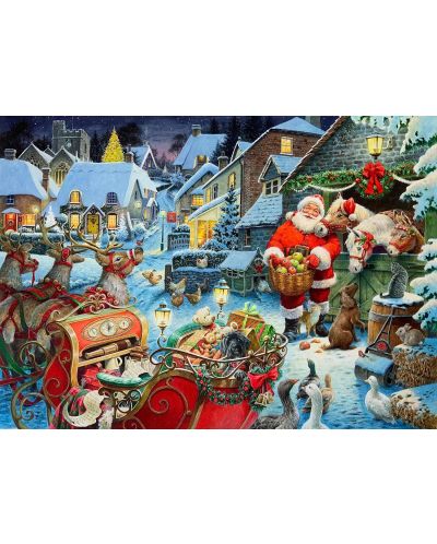 Παζλ Ravensburger  1000 κομμάτια - Χριστούγεννα "Σχεδόν έτοιμα" - 2