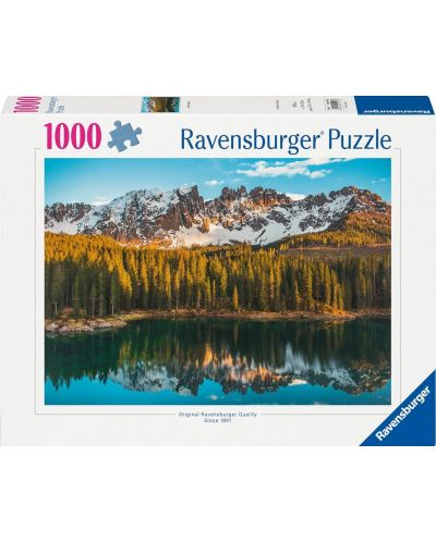 Παζλ Ravensburger 1000 κομμάτια - Λίμνη Καρέτσα - 1