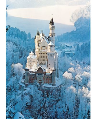 Παζλ Ravensburger  1500 κομμάτια - Κάστρο Neuschwanstein το χειμώνα - 2