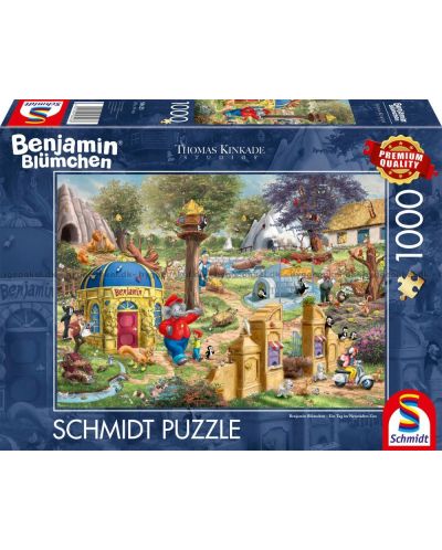 Παζλ Schmidt από 1000 κομμάτια - Ζωολογικός Κήπος Benjamin - 1
