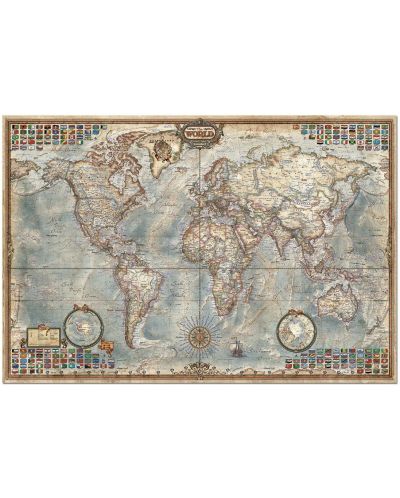 Παζλ Educa 4000 κομμάτια - Ο χάρτης του κόσμου - 2