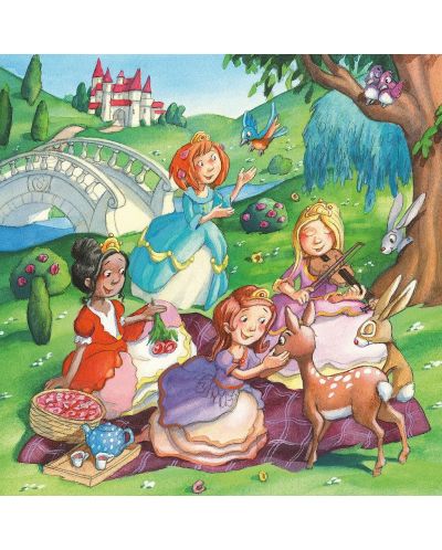 Παζλ Ravensburger 3 x 49  κομμάτια -Μικρές πριγκίπισσες - 2