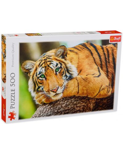 Παζλ Trefl 500 κομμάτια - Πορτρέτο τίγρης - 1