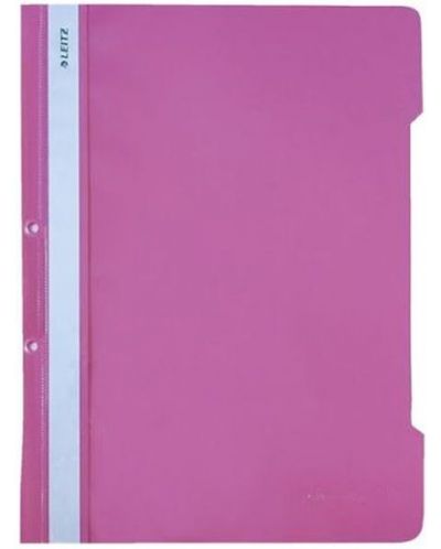 Φάκελος Leitz - με  διάτρηση, ροζ - 1