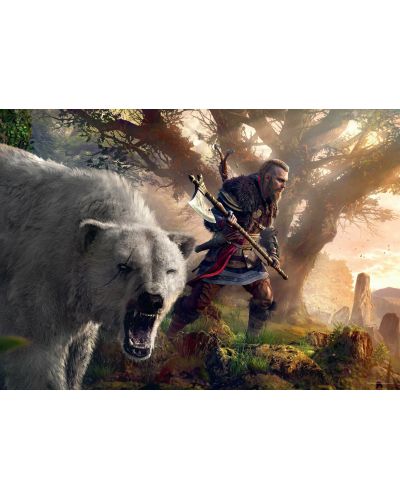 Παζλ Good Loot 1000 κομμάτια-Assassin's Creed Valhalla: Eivor & Polar Bear	 - 2