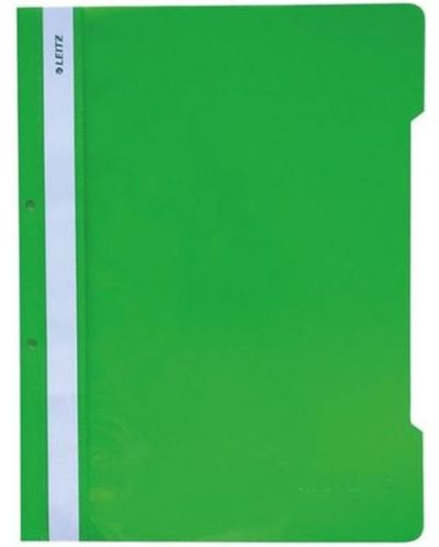 Φάκελος Leitz - με γραφομηχανή και διάτρηση, πράσινος - 1