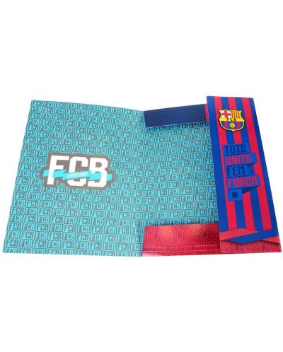 Φάκελος με λάστιχο Derform - FC Barcelona, ​​A4, Ποικιλία - 2