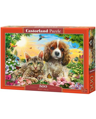 Παζλ Castorland 500 κομμάτια-Χαριτωμένα ζώα - 1