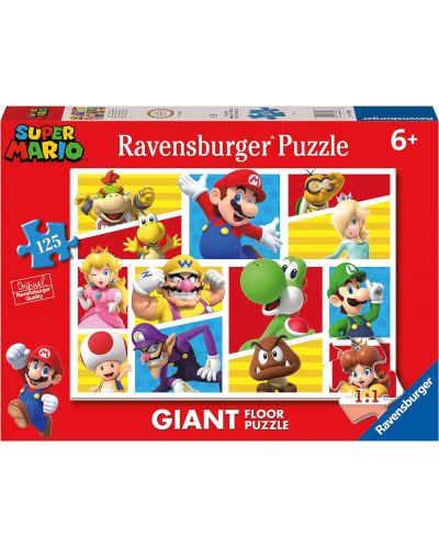 Παζλ δαπέδου Ravensburger  125 κομμάτια -Super Mario - 1