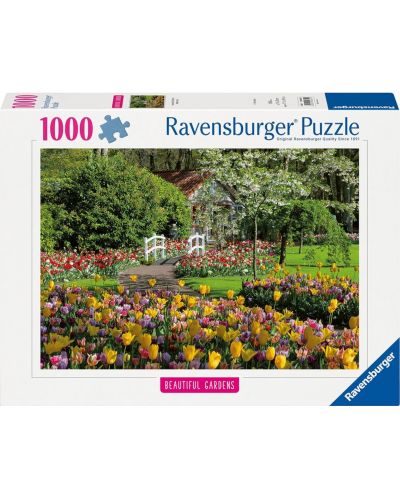 Παζλ Ravensburger 1000 κομμάτια - Ολλανδικοί κήποι Keukenhof - 1