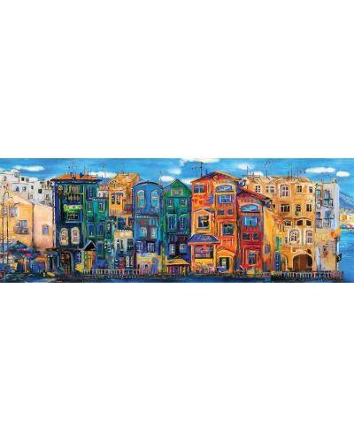 Πανοραμικό παζλ Art Puzzle από 1000 κομμάτια - Πολύχρωμη πόλη - 2