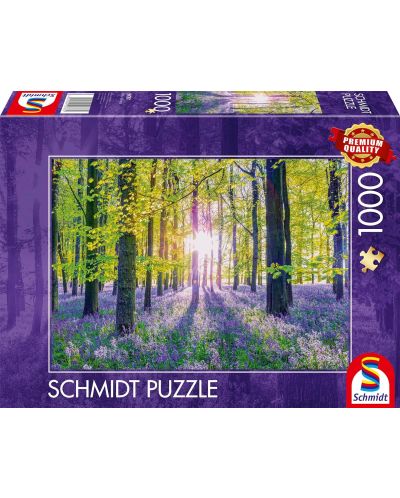 Παζλ Schmidt 1000 κομμάτια - Transquil bluebell wood - 1