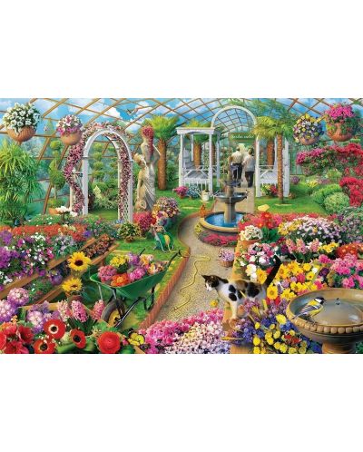 Παζλ Art Puzzle πό 1500 κομμάτια - Παράδεισος των λουλουδιών - 2