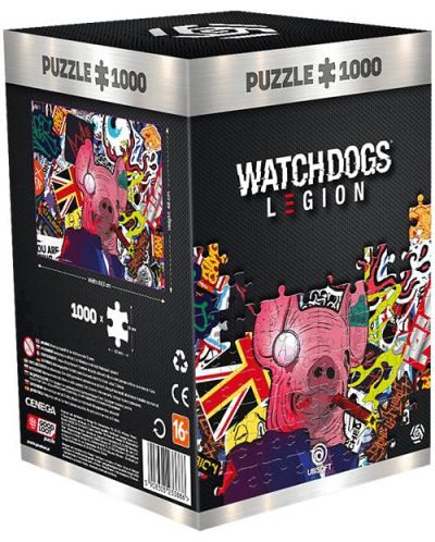 Παζλ Good Loot από 1000 κομμάτια - Watch Dogs Legion: Pig Mask - 1