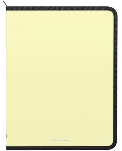 Φάκελος με φερμουάρ   Erich Krause - Matt Pastel, A4, κίτρινο - 1