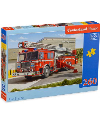 Παζλ Castorland 260 κομμάτια - Πυροσβεστικό όχημα - 1