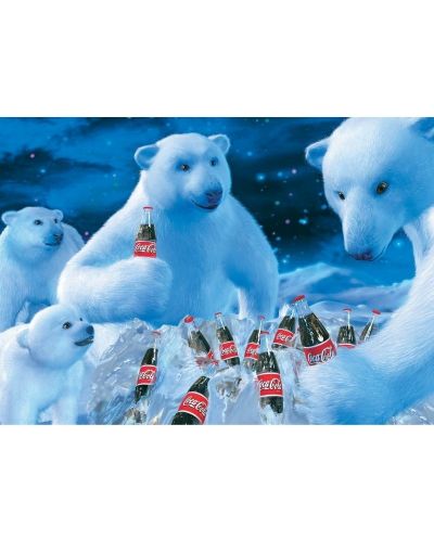 Παζλ Schmidt 1000 τεμαχίων- Coca Cola, Polar Bears - 2