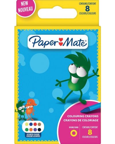 Κηρομπογιές Paper Mate Kids Colouring -8 χρώματα - 1