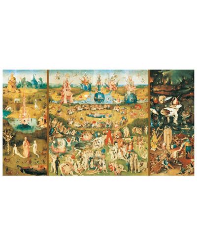 Παζλ Educa 9000 κομμάτια - Ο κήπος των επίγειων απολαύσεων, Hieronymus Bosch - 2