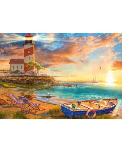 Παζλ Schmidt 1000 κομμάτια - Sunset o.lighthouse bay - 2