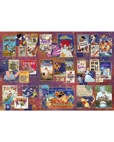 Παζλ Trefl 13 500 κομμάτια - Τα Χρυσά Χρόνια της Disney - 2
