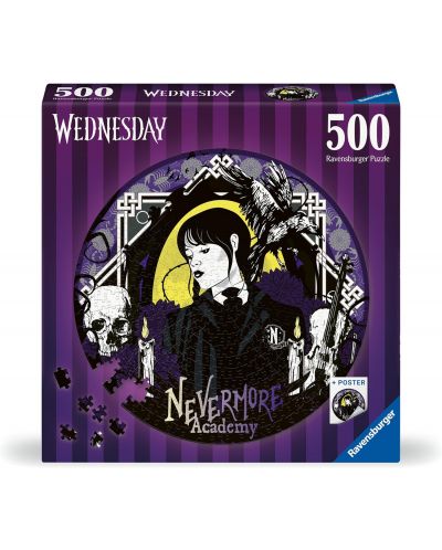 Παζλ  Ravensburger 500 κομμάτια - Nevermore Academy - 1