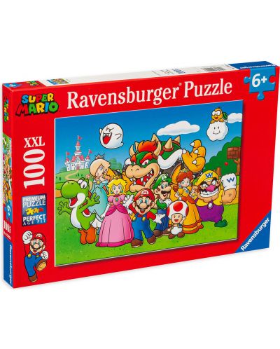 Παζλ Ravensburger από 100 XXL κομμάτια - Σούπερ Μάριο - 1