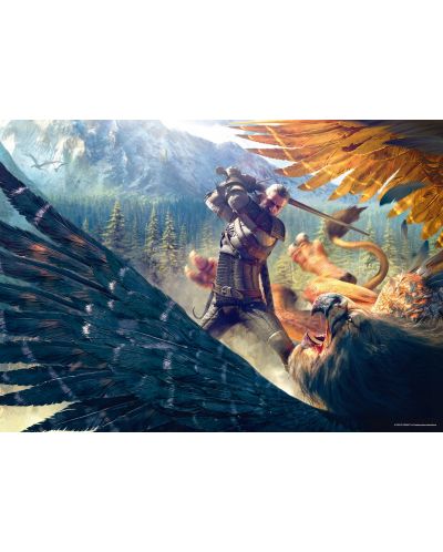 Παζλ Good Loot από 1000 κομμάτια - The Witcher: Griffin Fight - 2