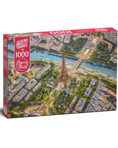 Παζλ Cherry Pazzi από 1000 κομμάτια - Θέα πάνω από το Παρίσι - 1
