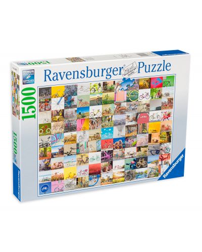 Παζλ Ravensburger από 1500 κομμάτια - Ποδήλατα - 1