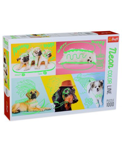 Παζλ Trefl 1000 κομμάτια - Παράξενα σκυλιά - 1