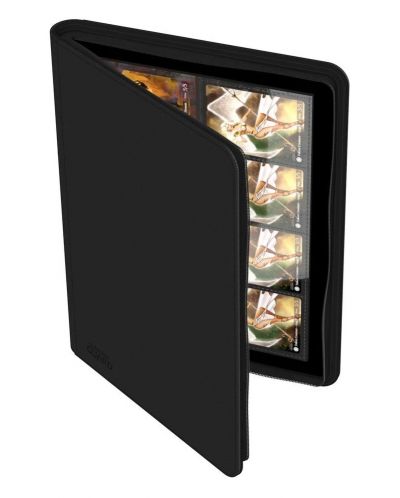 Φάκελος αποθήκευσης κάρτας Ultimate Guard ZipFolio XenoSkin 8-Pocket - Black - 4