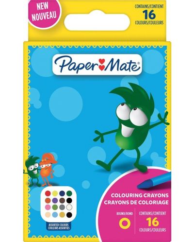  Κηρομπογιές   Paper Mate Kids Coloring - 16 χρώματα - 1