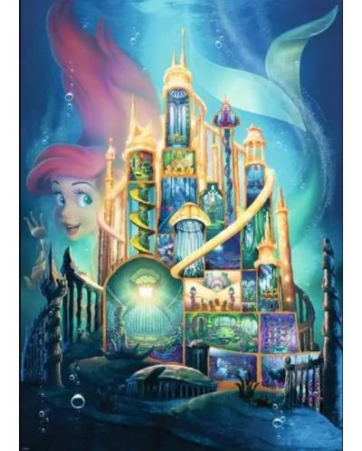 Παζλ Ravensburger 1000 τεμαχίων- Πριγκίπισσα της Disney: Ariel - 2