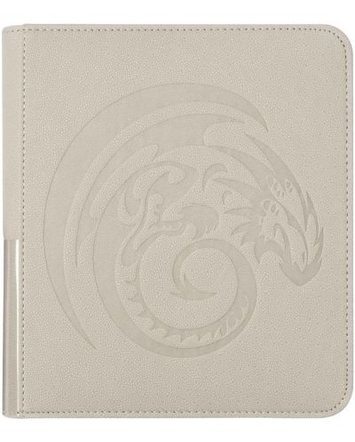 Φάκελο αποθήκευσης καρτών Dragon Shield Zipster - Ashen White (Small) - 1