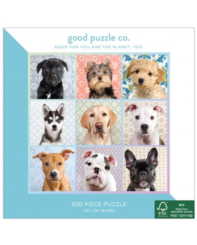 Παζλ Good Puzzle 500 κομμάτια - Πορτρέτο σκύλου - 1