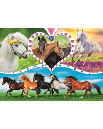 Παζλ Trefl 200 κομμάτια - Όμορφα άλογα - 2