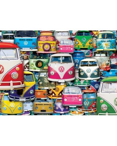 Παζλ Eurographics 1000 κομμάτια - Περίεργη συλλογή Volkswagen - 2