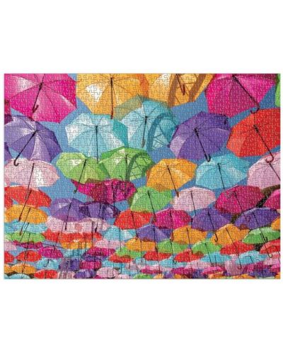 Παζλ Good Puzzle 1000 κομμάτια - Πολύχρωμες ομπρέλες - 2