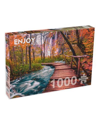 Παζλ Enjoy 1000 κομμάτια - Εθνικό πάρκο Πλίτβιτσε, Κροατία - 1
