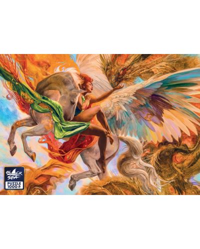Παζλ  Black Sea Premium από 1000 μέρη - The Legend of Pegasus - 2