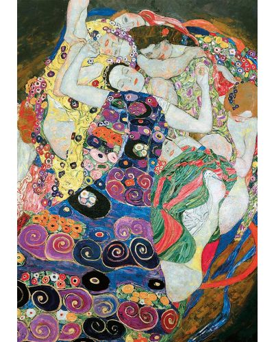 Παζλ Educa 2 x 1000 κομμάτια - Το φιλί και Οι παρθένοι του Gustav Klimt - 3