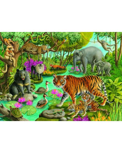 Παζλ Ravensburger 60 κομμάτια - Ζώα της Ινδίας - 2