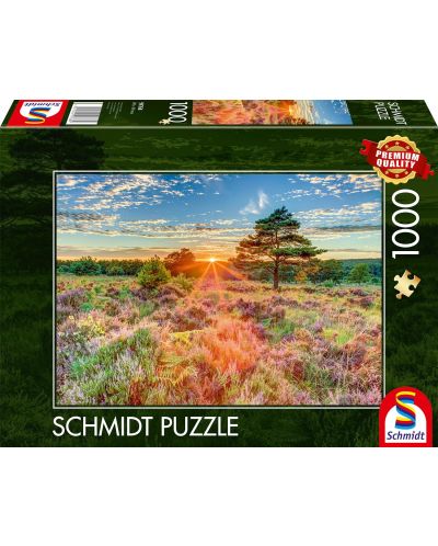 Παζλ Schmidt 1000 κομμάτια - Sunset on the heath - 1