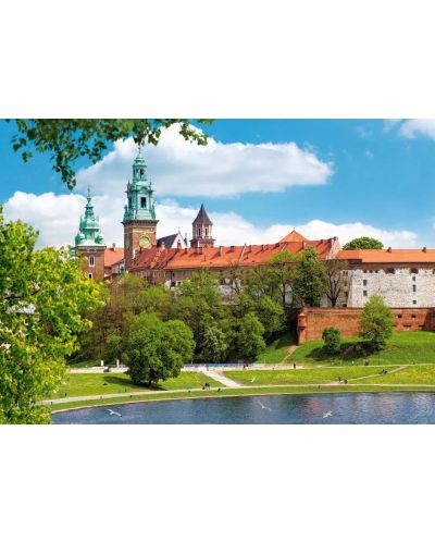 Παζλ Castorland 500 τεμαχίων -Βασιλικό Κάστρο Wawel, Κρακοβία, Πολωνία - 2