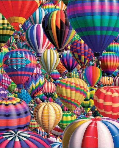 Παζλ White Mountain 1000 κομμάτια - Χρωματιστά μπαλόνια - 2