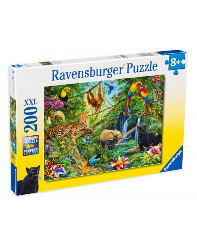 Παζλ Ravensburger 200 XXL κομμάτια - Ζώα της Ζούγκλας - 1