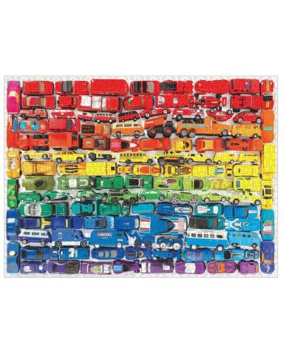 Παζλ Galison  1000 κομμάτια - Πολύχρωμα αυτοκινητάκια - 2