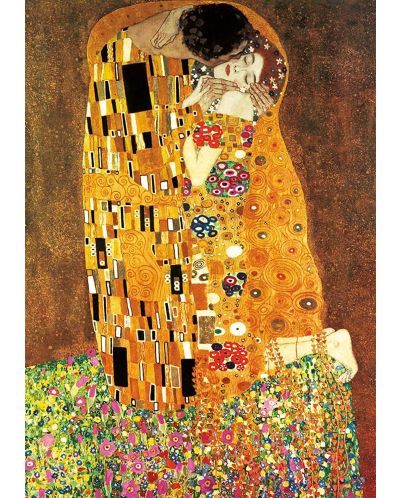 Παζλ Educa 2 x 1000 κομμάτια - Το φιλί και Οι παρθένοι του Gustav Klimt - 2